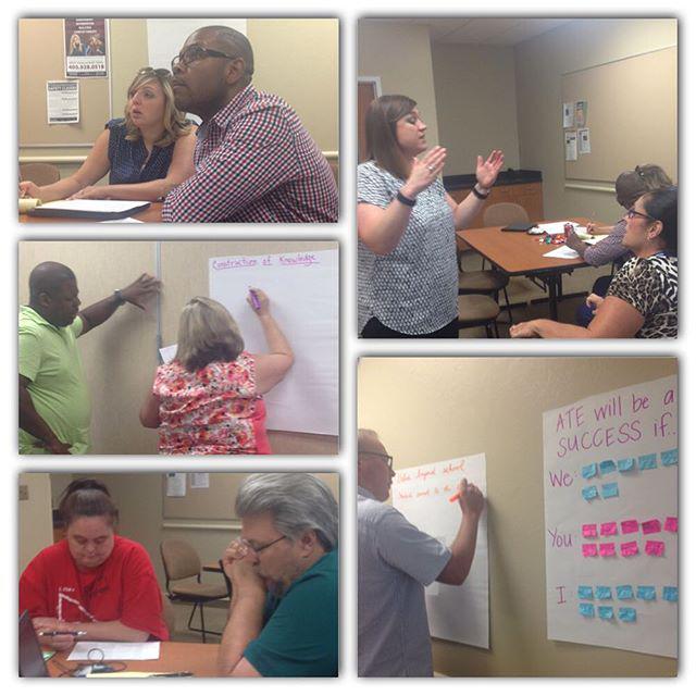 OKCPSGEARUP's tweet photo. #ATE2015 @OKCPS Social Studies teachers are serving up strategies at the #authenticity caf… http://t.co/jdvOQV6dZK http://t.co/WloOOUsDG9
