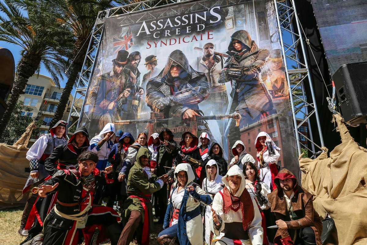 Ubisoft's tweet photo. The #AssassinsCreed Experience rocked #SDCC15! Check out the full gallery here >> http://t.co/IHNLMpMEUE || http://t.co/Q3hHyl09oQ