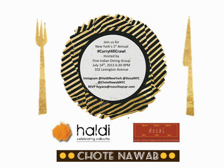 CHFHemantMathur's tweet photo. @TimeOutNewYork NYC's first #CurryHillCrawl is TONIGHT at Haldi Indian Cuisine! http://t.co/ucaIbVuKrb . http://t.co/TKEaNlrpyO
