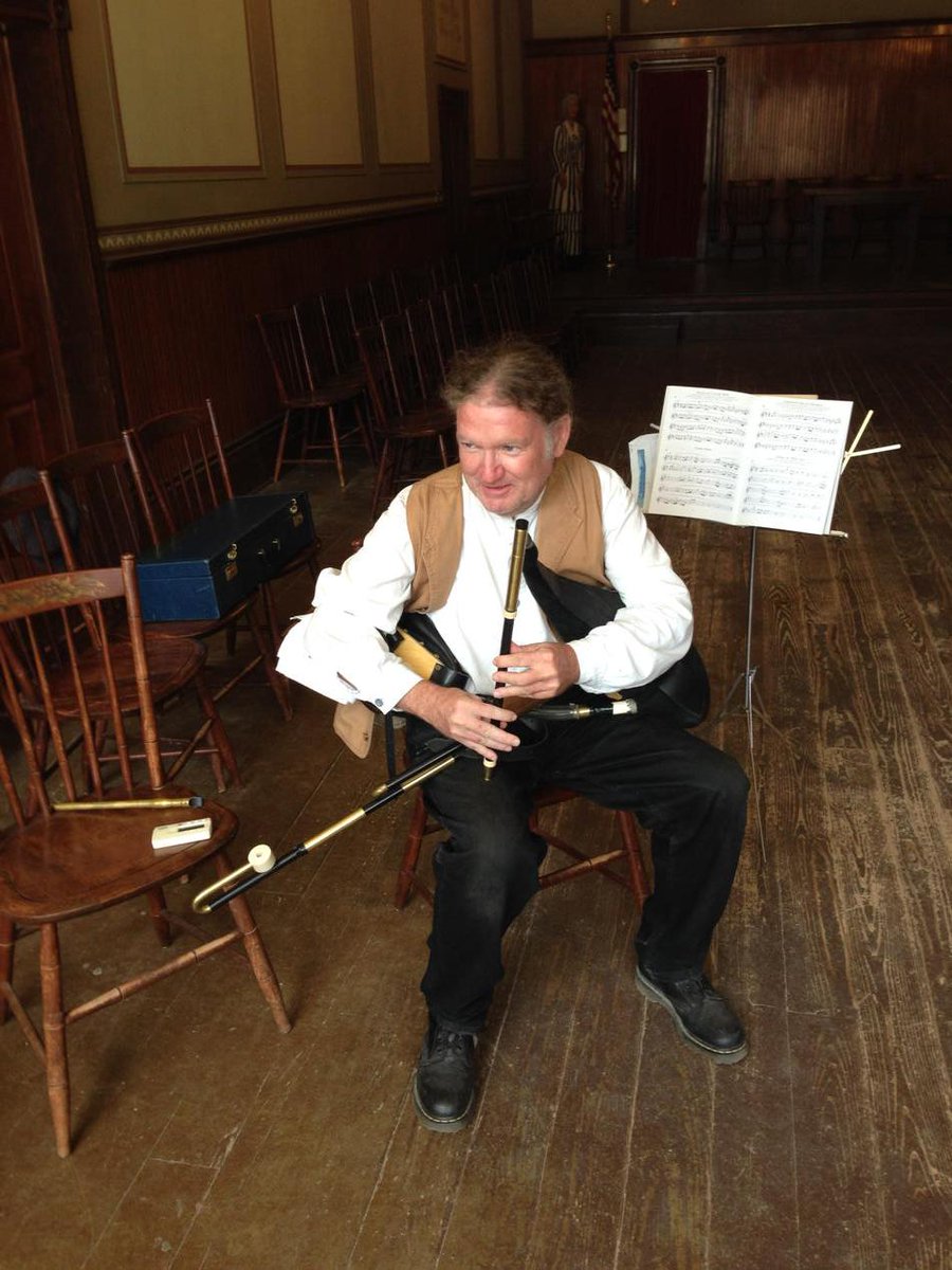 While filming #CanyonTrail in #OldCowtown #Wichita Sun., Irish-born Steve Green played the uilleann pipes for us.