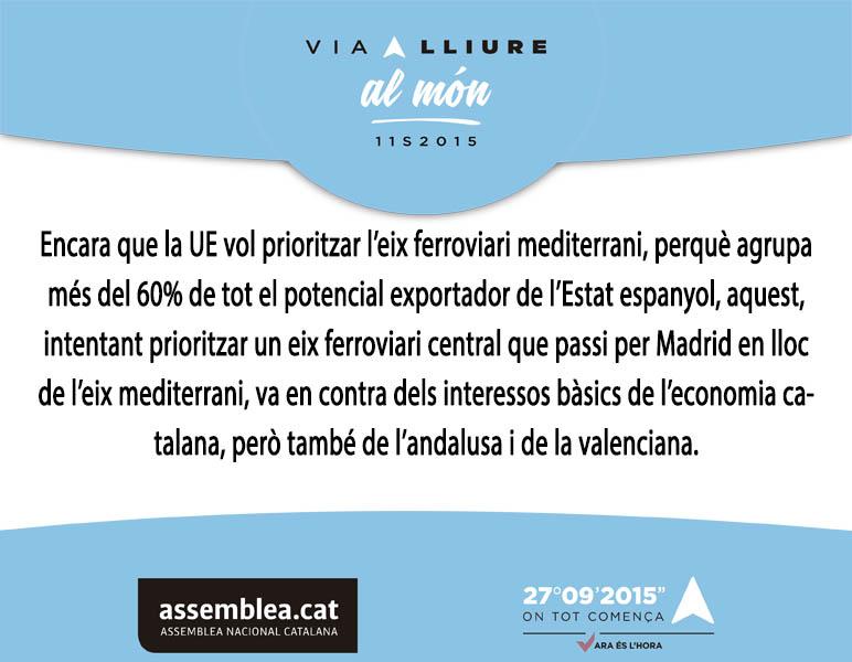 AssembleaOsona's tweet photo. L’Estat esp vol prioritzar un eix ferroviari central que no beneficia ni catalana, ni valencians ni andalusos #viamon http://t.co/ocAZHmukI9