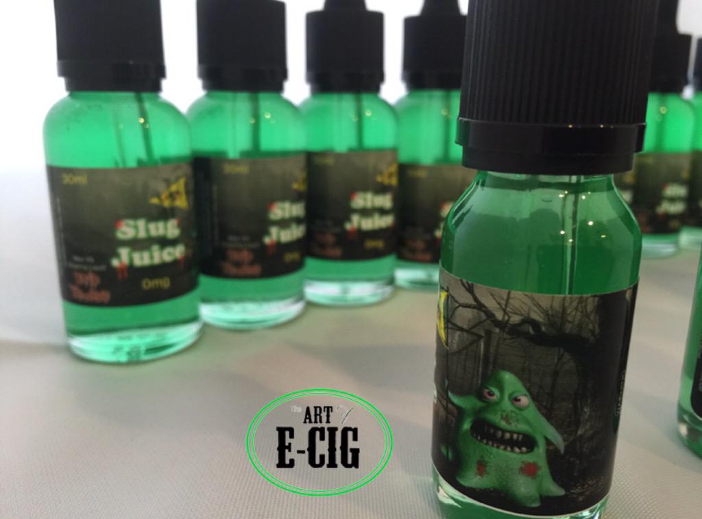 Slug Juice Fully Stocked @ArtofEcig Visit in Store or Order Online @ ArtOfEcig.com #Vapelife #VapeOn #TheART