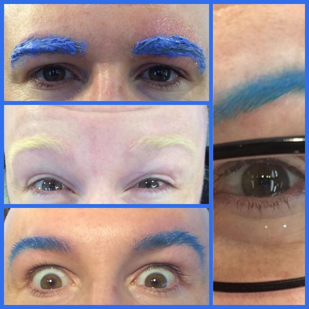 dom_mua's tweet image. Thank you @MAC_Claire_M for giving be #BlueBrows!! I Love them!! 💙😊