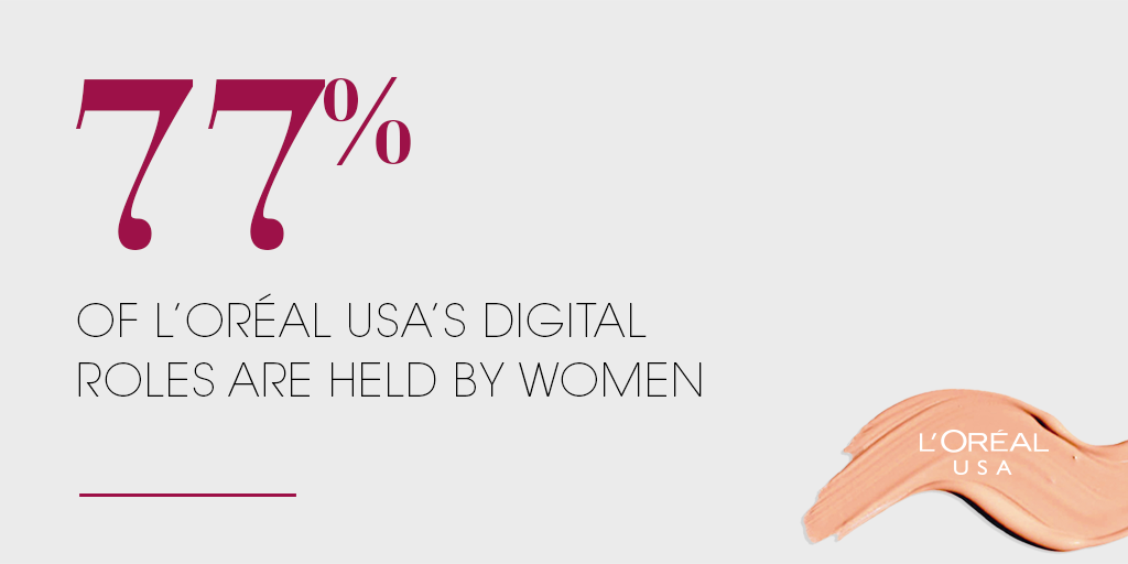 LOrealUSA's tweet image. L&apos;Oréal relies on the contributions women make in #STEM fields every day #RaceOnTech @npralltech