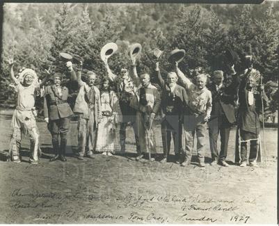 DeadwoodHistor1's tweet photo. Photo of Deadwood Dick and friends waving at the Days of '76. @DeadwoodSD #daysof76museum http://t.co/ELILhV9vfd