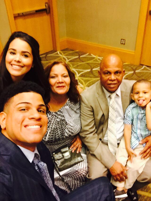 Dellin Betances on X: Red carpet time with my parents, wife, and