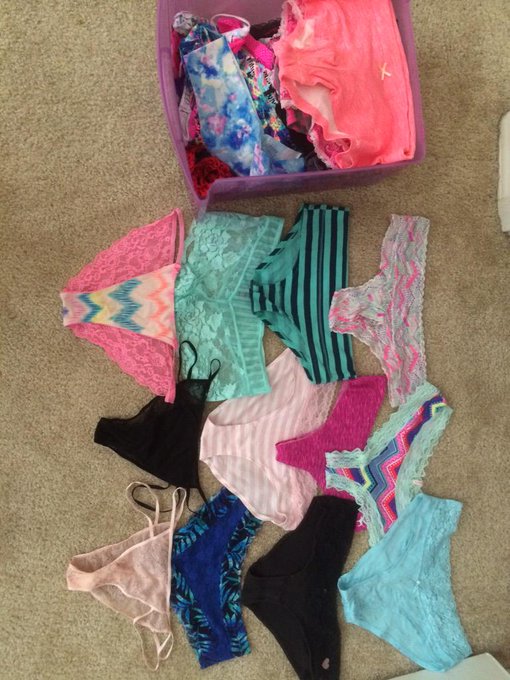 So many panties! I need to get rid of some of these bad boys. Hit me up if you want some yummy worn panties<a href="/tag/camgirl"class="tags"><span>#camgirl</span></a><a href="/tag/manyvids"class="tags"><span>#manyvids</span></a>