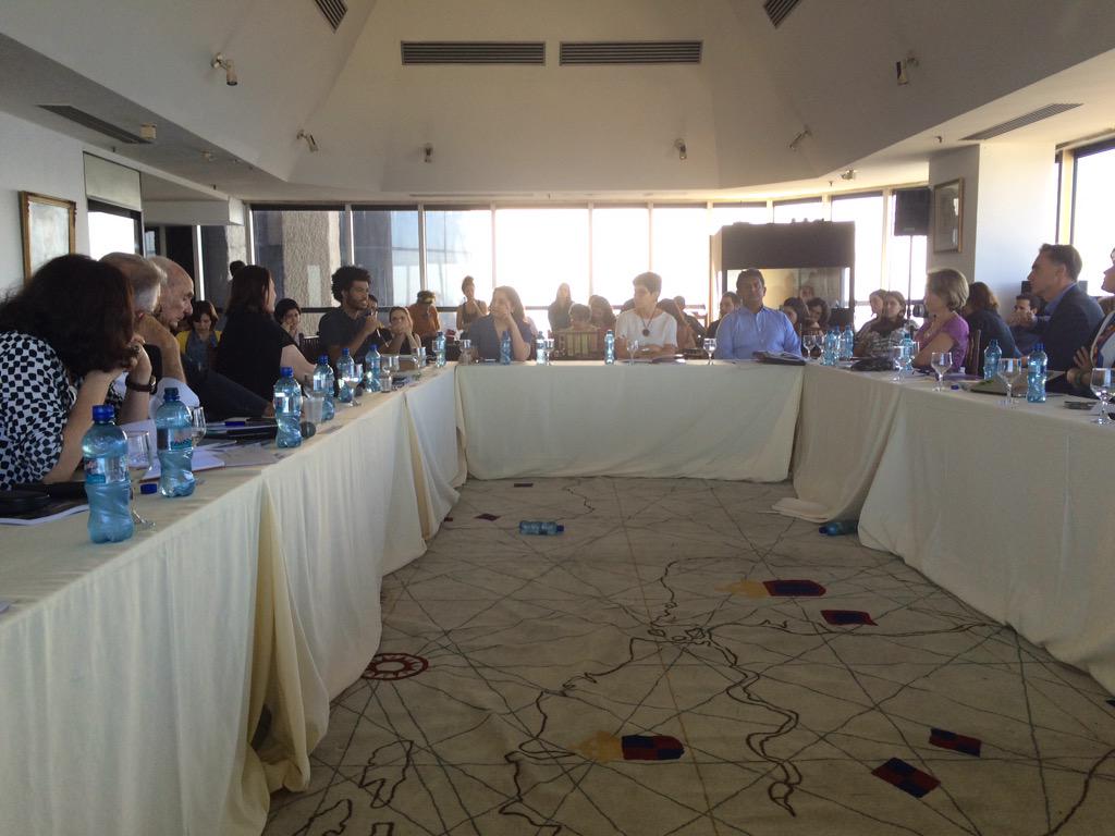 launch of <a href="/FavelasatLSE/">Favelas at LSE</a> toolkit for grassroots development w/ <a href="/UNESCOBrasil/">UNESCO no Brasil</a>. René speaking about <a href="/vozdacomunidade/">Voz das Comunidades</a>