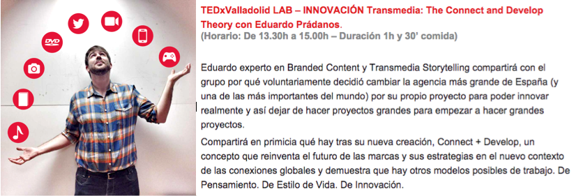 EduardoPradanos's tweet photo. El 26 sept. estaré en @TEDxValladolid: 'The #ConnectAndDevelop Theory'  http://t.co/l5vSvD0wzO #TEDxValladolid http://t.co/PuWDPsK089