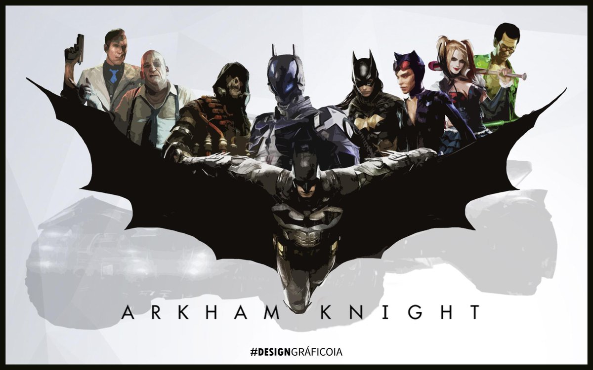 design_ia's tweet photo. Photoshop | PhotoManipulation Wallpaper #BatmanArkhamKnight http://t.co/a1bmFlKrIX