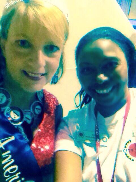 Our Executive Director Gail's selfie with @AnnMaura aka Miss @AmeriCorps! #cyacademy #Stand4Service #StandforService