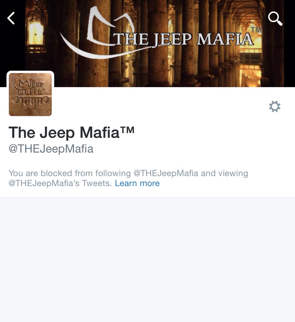 <a href="/JeeperMel/">Melissa</a> don't hate the player hate the game. I'm just the #hashtag  CEO of #TheJeepMafia 👊🏻 #JeepWave 👋🏻 #done 🚙💨
