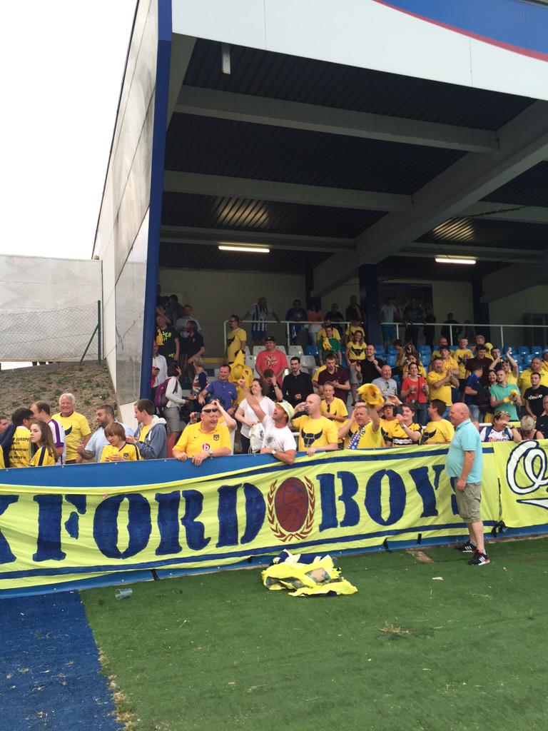 YellowArmyOUFC's tweet image. Great evening tonight, with 200+ Oxford United fans here for a special night #oufc #OUFCinAustria