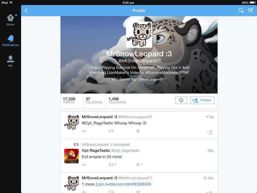 B3stSam's tweet photo. @MrSnowLeopardYT xD http://t.co/JsBbFA4k9R