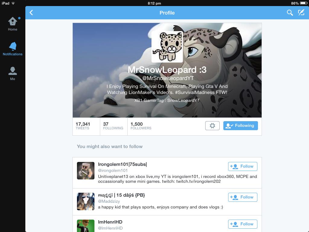 B3stSam's tweet photo. @MrSnowLeopardYT that proud moment when your that get that one big number http://t.co/OhsICRRq64