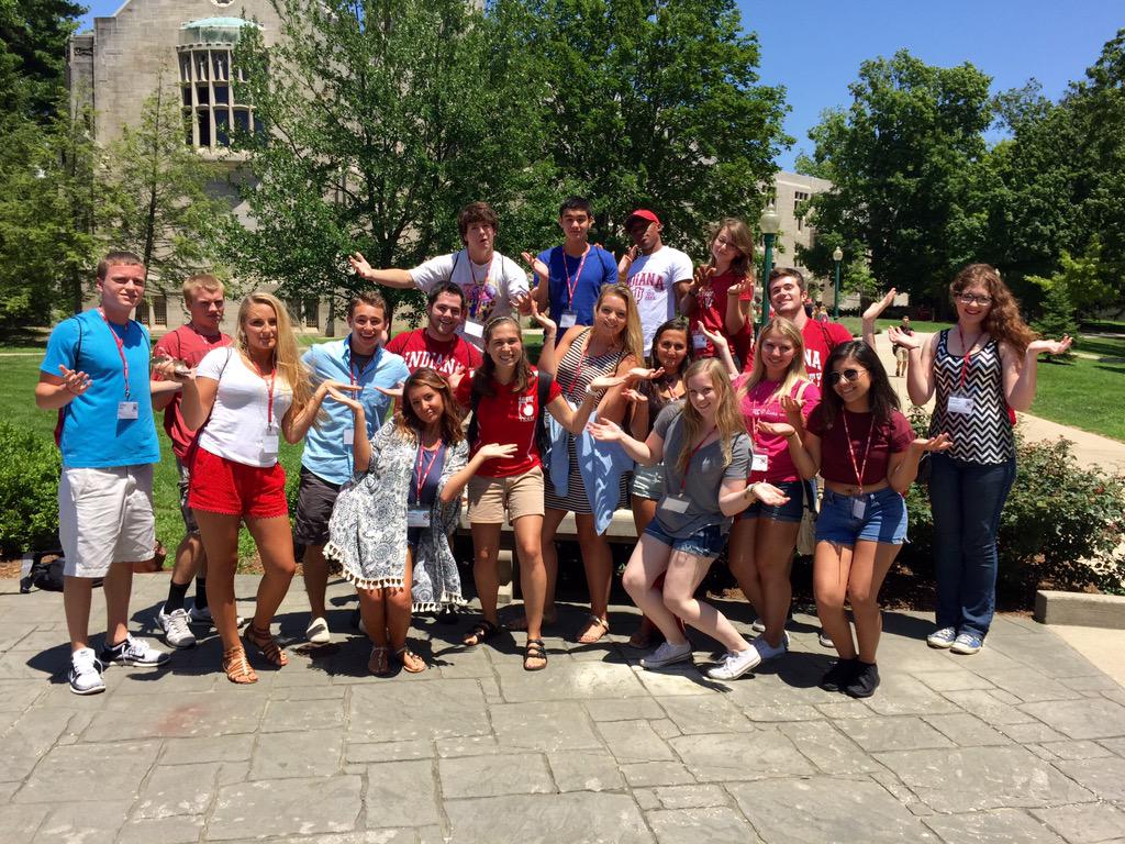 I love my job so much 😍 #IUNSO15 #IUBound #hoosierdaddy <a href="/iufye/">IU First Year Experience Programs</a>