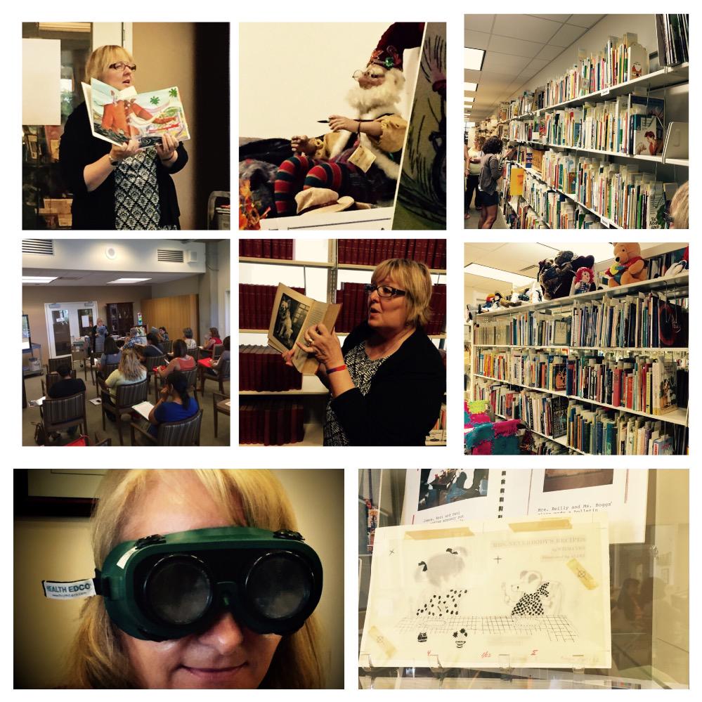 Expanding our minds with a tour of The Arne Nixon Center for the Study of Children's Literature #SJVWP2015