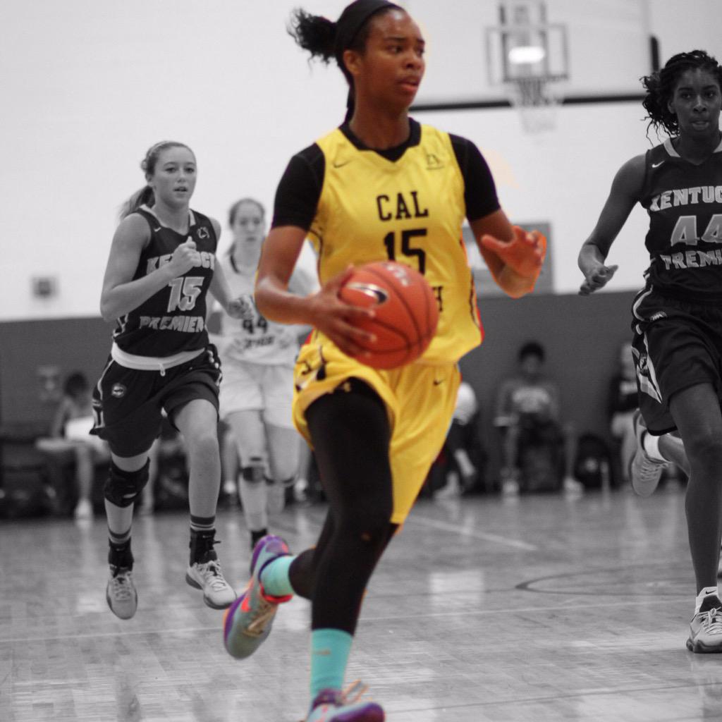 NYGHoops's tweet photo. Jayde Woods of Cal Swish @ #Boro2015 http://t.co/kW7WEKoSc2