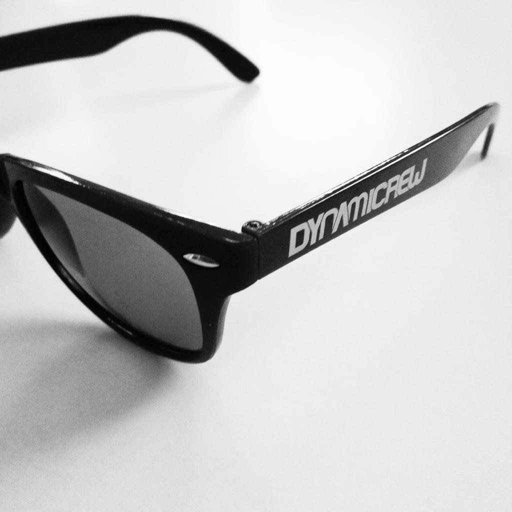 Fllstp's tweet photo. Very nice sunglasses for @DynamiCrewK. Thanks to @maxiliaNL. We designed the logo! #merchandising #logodesign #logo http://t.co/Dw0t3Lnq9n
