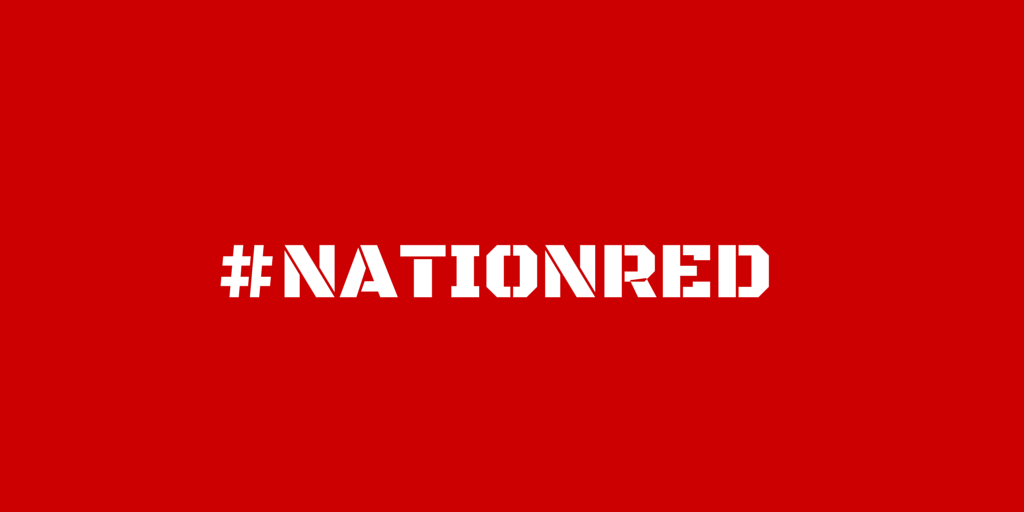 IamNATIONRed's tweet photo. #NATIONRED is back and ready for action! @IamNATIONBlue are you ready to face some serious competition? :) #TeamRed http://t.co/DlxhO43TLf