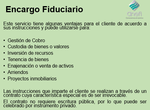Encargo fiduciario ecuador