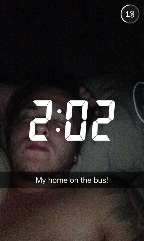 pinkangeljh's tweet image. Josh via Snapchat before 2 hours. (14.07.15)

#ChoiceSummerTour #OnTheRoadAgainTour 
#JoshDevine