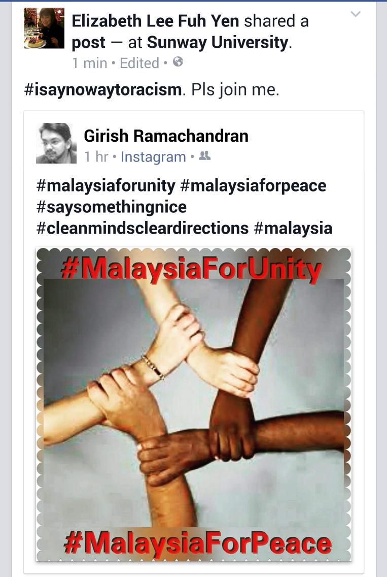 elee618's tweet photo. I'm with @AGR9600. Who's w/ me? Join me in shouting out #isaynowaytoracism! http://t.co/wfh4DogyU7