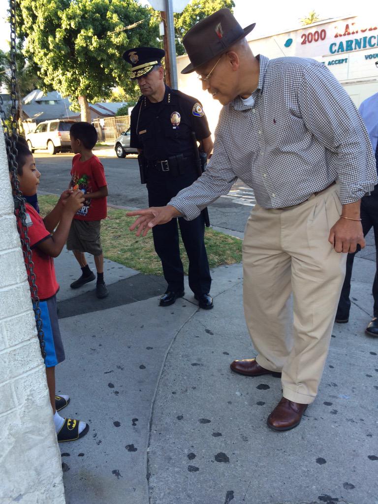 Walking The District with Chief Sanchez and D5 Field Rep Vannia De La Cuba