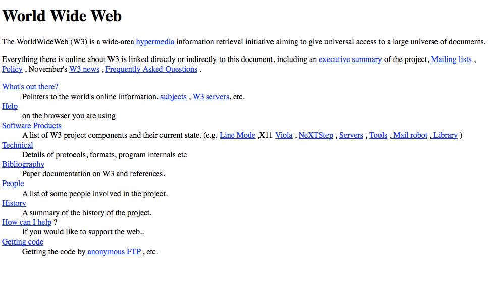 hedbopper's tweet image. #firstwebpage • awe inspiring. not so long ago. thanks @timberners_lee &amp;amp; @CERN.  more: ow.ly/PCzEp