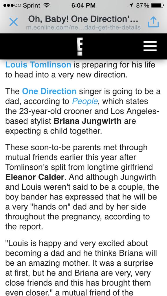 Spotting1D's tweet photo. I think I may throw up.. OMG no Louis no!! - T http://t.co/2EzOnLkqHa