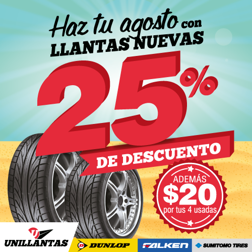 ¡Vive unas vacaciones inolvidables. Cotiza la llanta de tu preferencia hasta en unillantas.com.sv