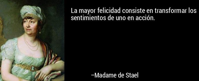 QueLeer's tweet photo. #SinIgualEs hacer de tu día un gran día siguiendo el consejo de Madame de Stäel. http://t.co/1QOCBOCYbH