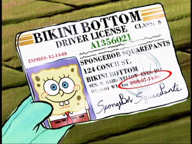 Happy 29th birthday spongebob squarepants  :\) 