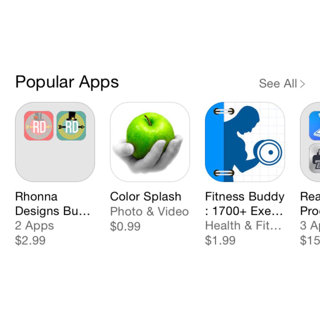 RhonnaFarrer's tweet photo. Thank you @AppStore for featuring #rhonnadesigns & #rdmagic bundle in the #POPULAR apps category! #upliftandinspire http://t.co/chlhb6NNgt