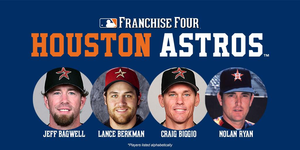 Houston Astros on X: Presenting your #Astros #FranchiseFour: Jeff Bagwell,  Lance Berkman, Craig Biggio and Nolan Ryan.  / X
