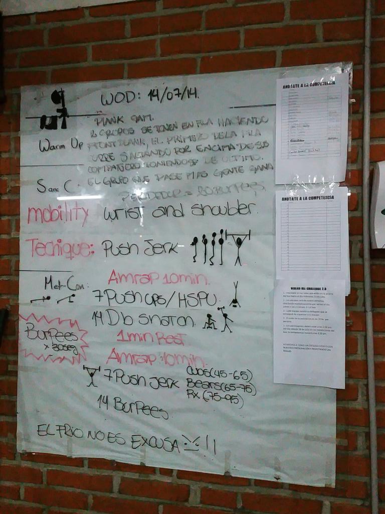 Wod .... aburrida por que no vino nadi