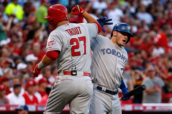 BRWalkoff's tweet photo. Mike Trout’s first ABs at the last 4 All-Star games.

2012: Single
2013: Double
2014: Triple
2015: HR http://t.co/QczSiGrSqF
