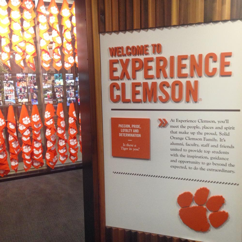 ClemsonNewsNow's tweet photo. We are getting an exclusive look at @experienceclemson in downtown Greenville! Story soon on #ClemsonNewsNow http://t.co/ycPepajWHO