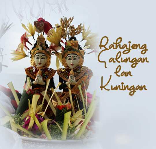 Selamat Hari Raya Galungan dan Kuningan bagi umat Hindu yang sedang merayakan.