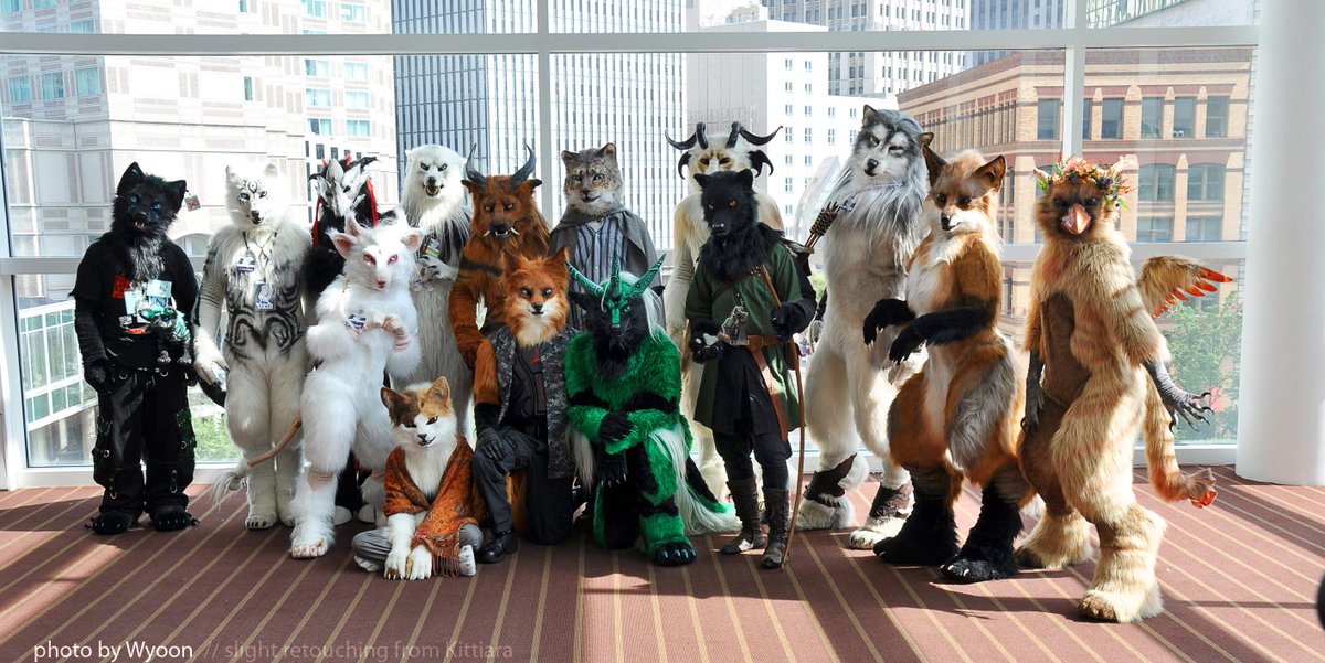 Shimmercatt's tweet image. @Wy00n @Qarrezel @Chiinacatt @KibaRinWolf Yay us! #clockworkcreature #anthrocon #ac2015 Thank you @anthrocon!!!