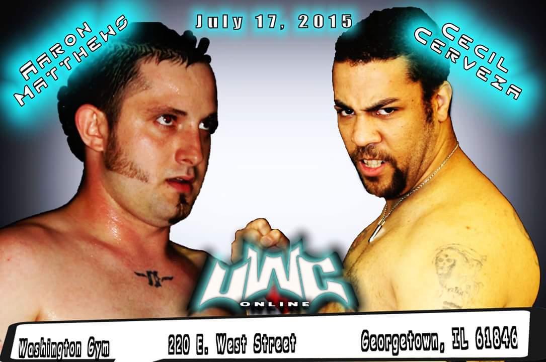 UWCGeorgetown's tweet photo. After interfering last week in his match, Cecil Cerveza will take on Aaron Matthews this week at #UWCOnlineLIVE ! http://t.co/NQQgbo3QVX