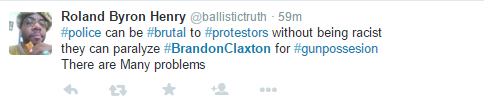 Truth007Seeker's tweet photo. Gotta love the downplay of how he describes the criminals actions vs. exaggeration of police actions #BrandonClaxton http://t.co/0vqYF4K2mB