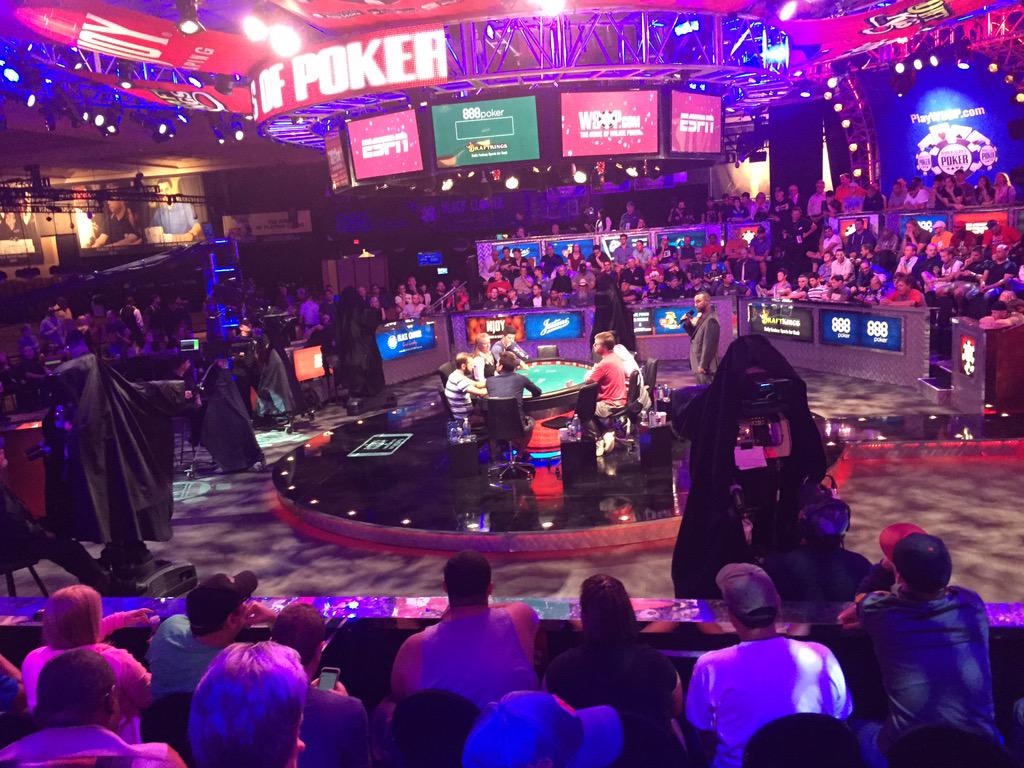 melanieweisner's tweet image. Checking out the action at the #WSOP2015 main event final table bubble!