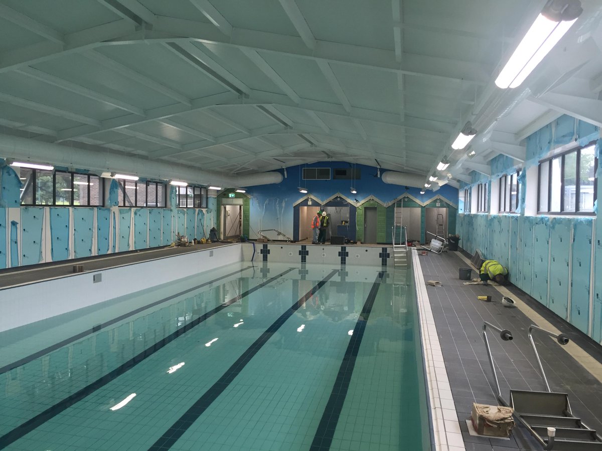 MavalElectrical's tweet image. Guisborough baths,
Water going in nearly finished