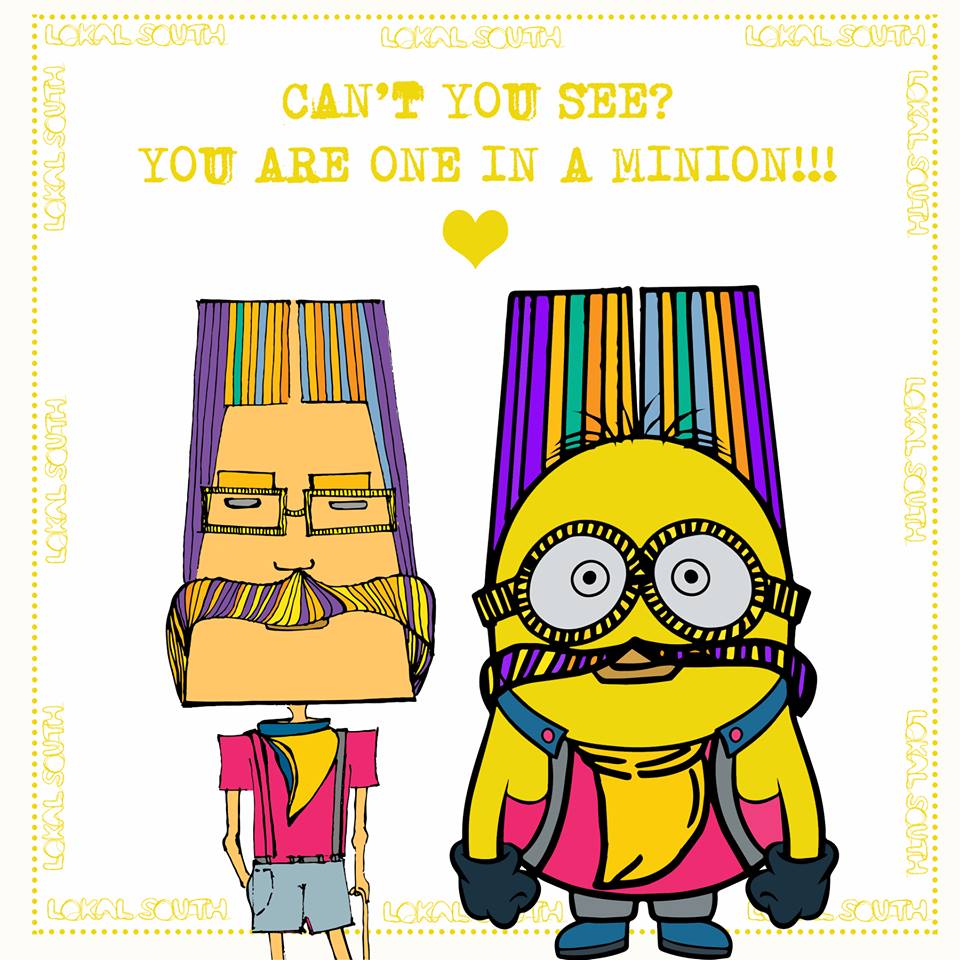 MFIbyMyntra's tweet photo. #Minions from @lokalsouth. We are all one in a Minion!! #DIR365 #MFI http://t.co/Dwc5DsH0pq