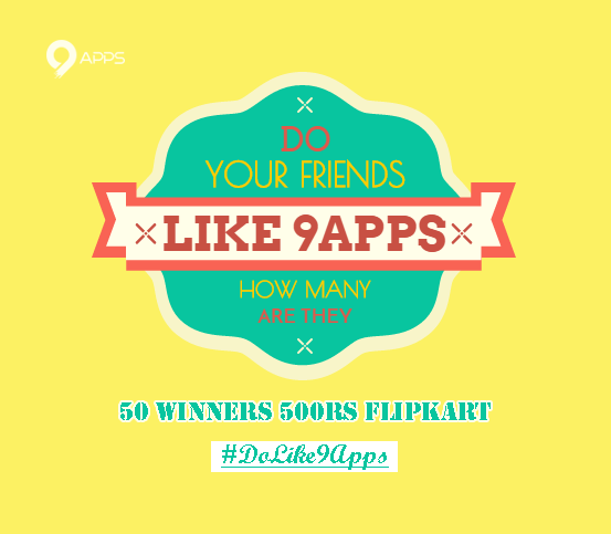 9Appscom's tweet photo. #DoLike9Apps How many your friends like 9Apps? Show and Win 500rs voucher!! 50 Winners!! http://t.co/gFI6wz7yGF http://t.co/rdd93cNG3T