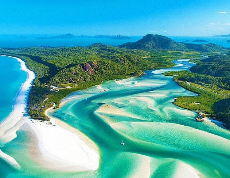 ratherhere's tweet photo. Whitehaven Beach, Australia🙌 http://t.co/K1H3ZCVKSj