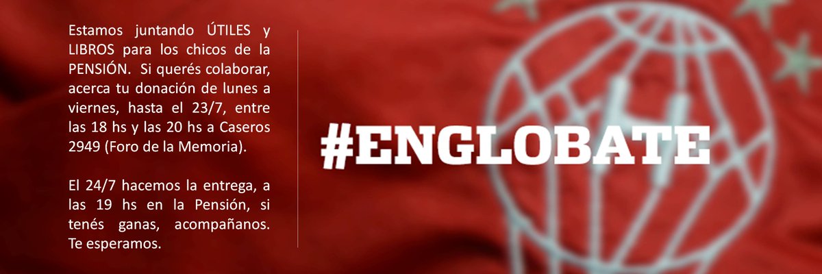 EnglobateAr's tweet photo. Queremos que los Pibes tengan útiles y una biblioteca.  HURACAN sos VOS. #ENGLOBATE http://t.co/DY0weJRfZ5
