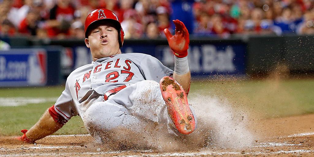 Angels's tweet photo. .@MikeTrout has a need for speed. WATCH: http://t.co/DRVVhVRAAo #TroutMVP #ASG http://t.co/dNcegFP33x