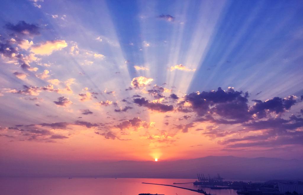 thescript's tweet image. Thank You Lebanon! Such a great show here last night!! And this is our morning Goodbye, Breath taking! 🌈 G